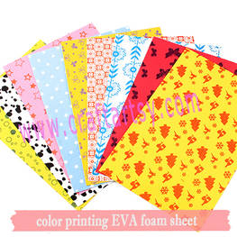 Цветная печать EVA листы пены